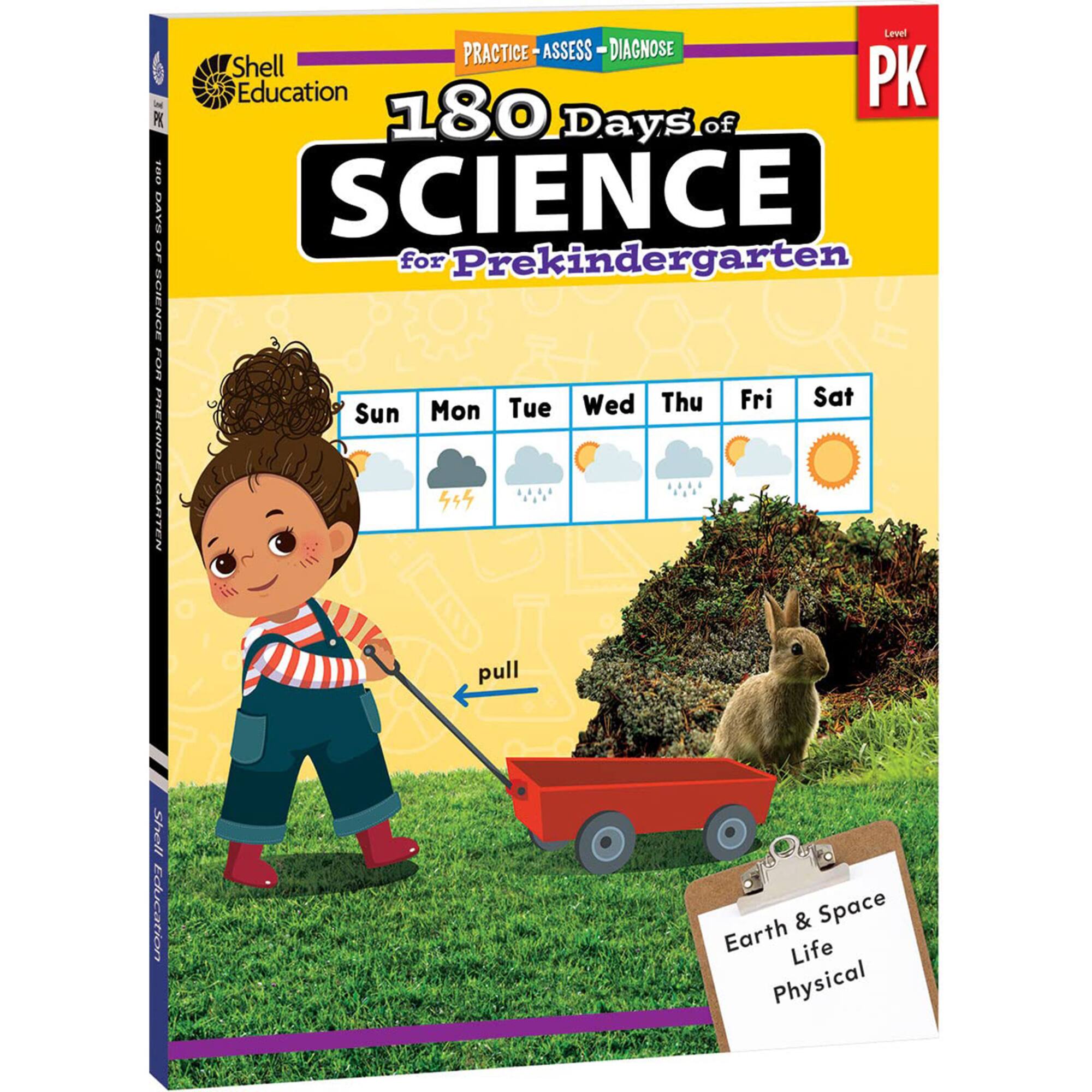 Shell Education 180 Days of Science Prekindergarten Workbook